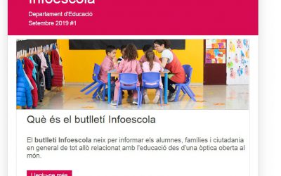 INFOESCOLA NOU BUTLLETÍ INFORMATIU
